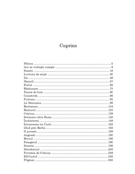 Povestirile lui Vladimir Nabokov