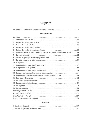 Bienvenue! Manual de limba franceză