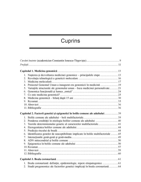 Medicina genomică și bolile comune ale adultului