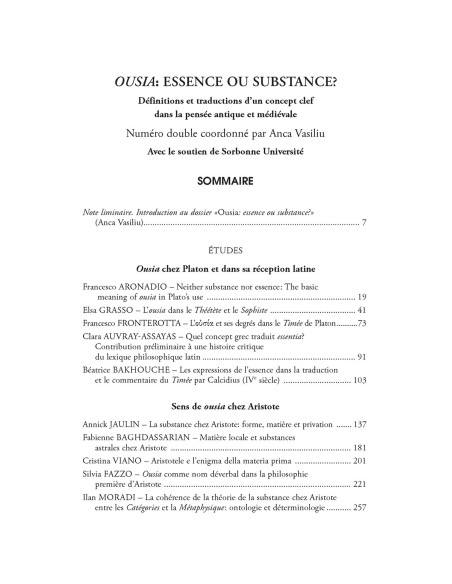 Chôra. Revistă de studii antice şi medievale. Nr. 18-19/2020-2021