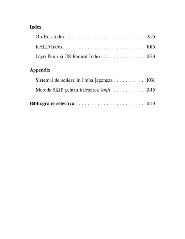 Dicţionar japonez-român de Kyōiku Kanji