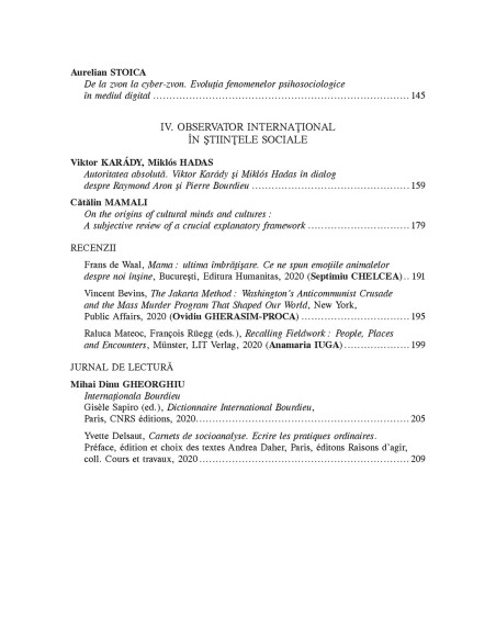 Psihologia Socială. Buletinul Laboratorului Psihologia cîmpului social 46(II)/2020