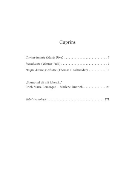 Spune-mi că mă iubeşti... Erich Maria Remarque
