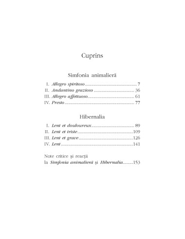 Simfonia animalieră Simfonia animalieră