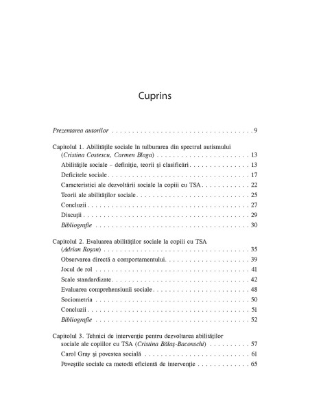 Abilităţi sociale în tulburarea din spectrul autismului
