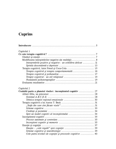Terapiile cognitive 