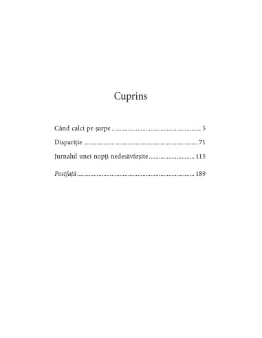 Jurnalul unei nopţi nedesăvârşite