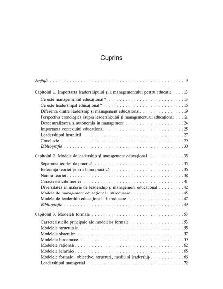 Leadership şi management educaţional