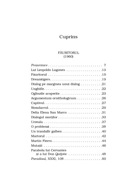 Făuritorul * Ficţiuni * Memoria lui Shakespeare
