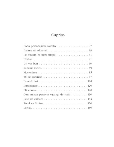 Exerciţii de linişte Exerciţii de linişte