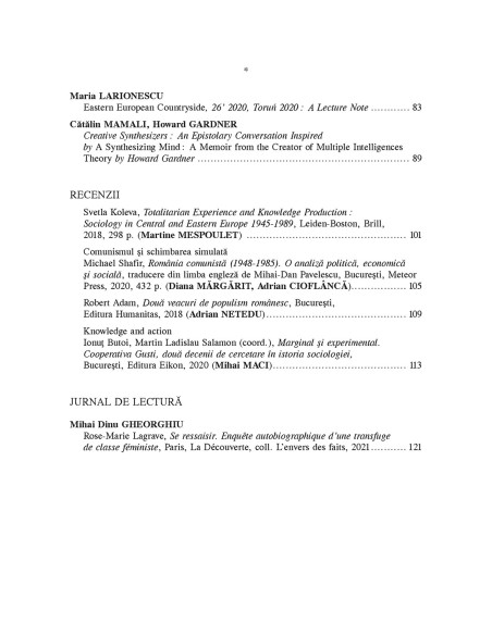 Psihologia socială. Buletinul Laboratorului Psihologia cîmpului social 47(I)/2021