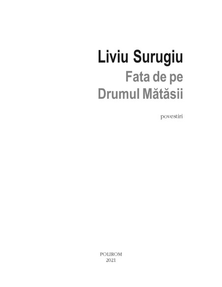 Fata de pe Drumul Mătăsii