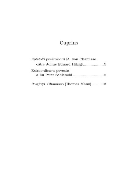 Extraordinara poveste a lui Peter Schlemihl