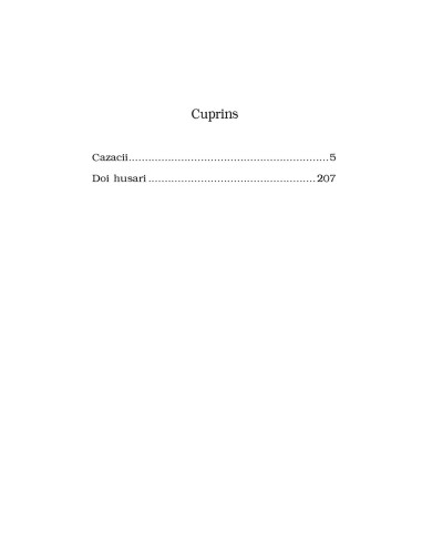 Cazacii • Doi husari  