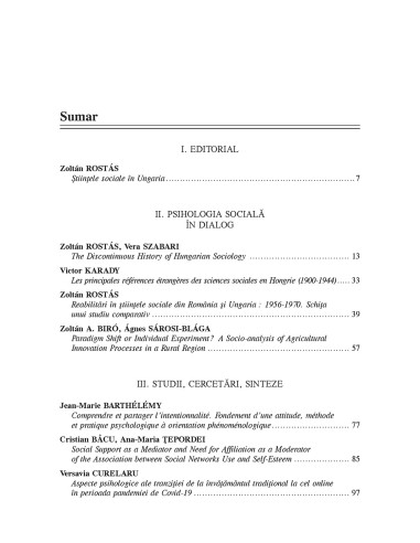 Psihologia socială. Buletinul... Psihologia socială. Buletinul...