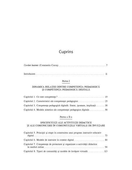 Competenţa pedagogică digitală