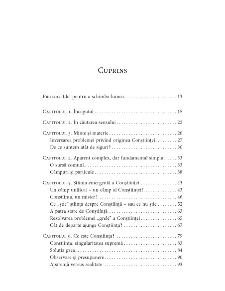 Un ocean nemărginit de Conștiință