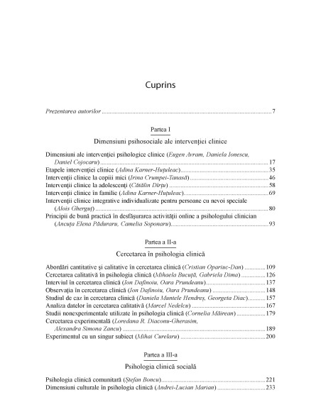 Manual de psihologie clinică 