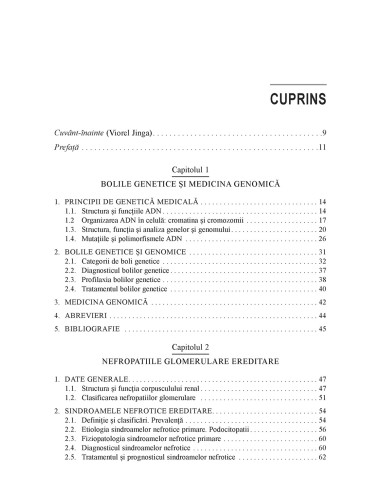 Boli renale ereditare și congenitale