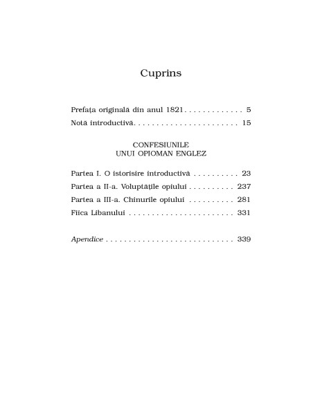 Confesiunile unui opioman englez