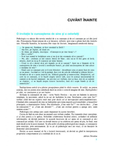 Psihologie. Manual pentru clasa a X-a