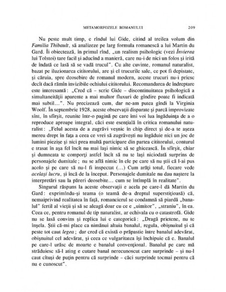 Metamorfozele poeziei. Metamorfozele romanului