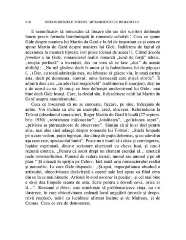 Metamorfozele poeziei. Metamorfozele...