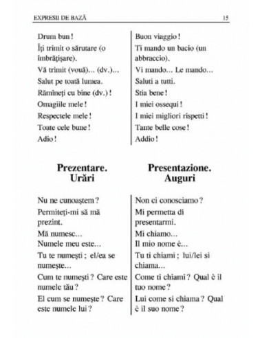 Ghid de conversație român-italian