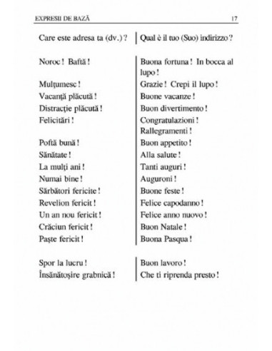 Ghid de conversație român-italian