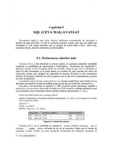 SQL. Dialecte DB2, Oracle și Visual... SQL. Dialecte DB2, Oracle și Visual...