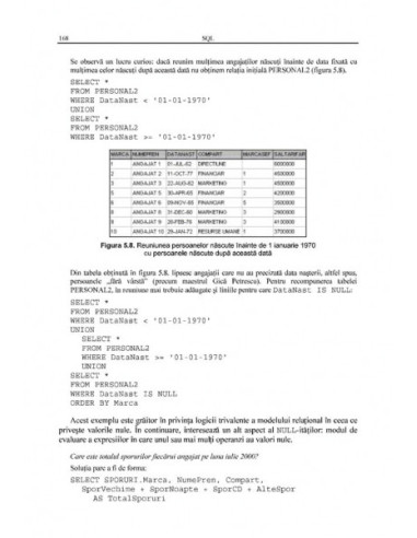 SQL. Dialecte DB2, Oracle și Visual... SQL. Dialecte DB2, Oracle și Visual...