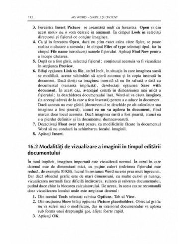 MS WORD - simplu și eficient