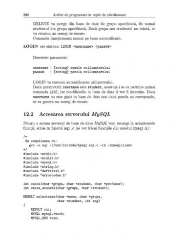 Atelier de programare în rețele de... Atelier de programare în rețele de...