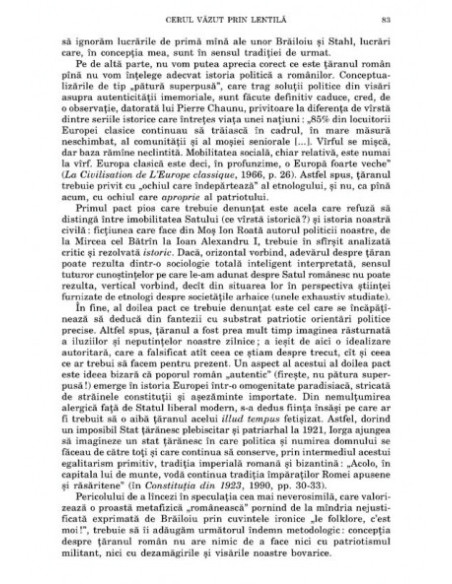 Cerul văzut prin lentilă