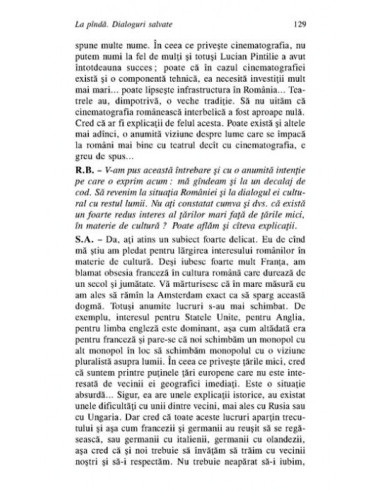 La pîndă. Dialoguri salvate