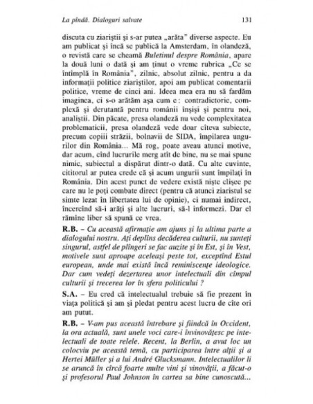 La pîndă. Dialoguri salvate