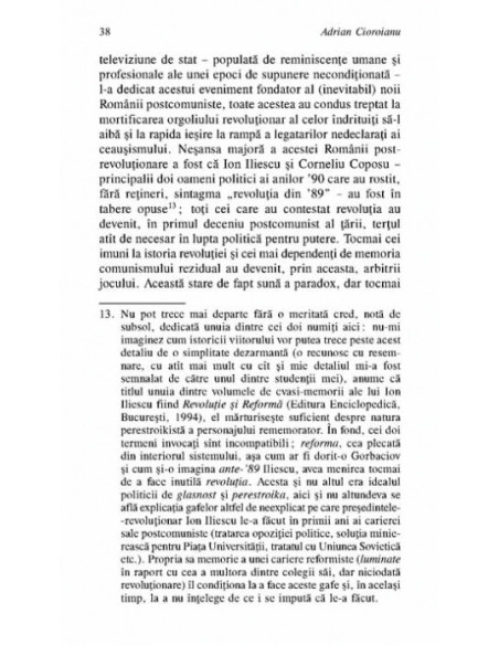 Focul ascuns în piatră. Despre istorie, memorie și alte vanități contemporane