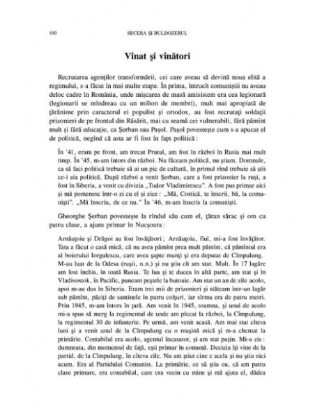 Secera și buldozerul. Scornicești și Nucșoara. Mecanisme de aservire a țăranului român