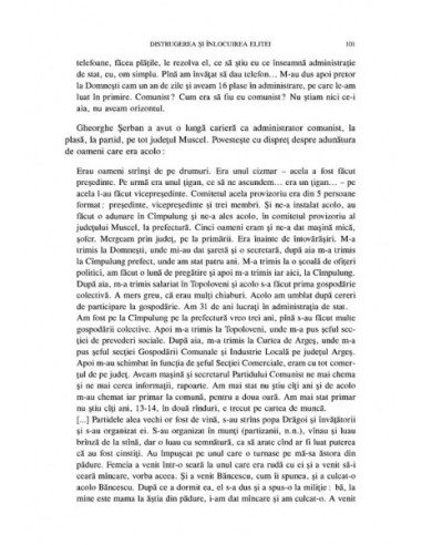 Secera și buldozerul. Scornicești și...