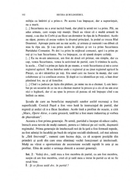 Secera și buldozerul. Scornicești și Nucșoara. Mecanisme de aservire a țăranului român