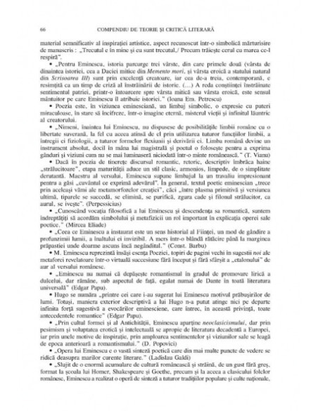 Compendiu de teorie şi critică literară