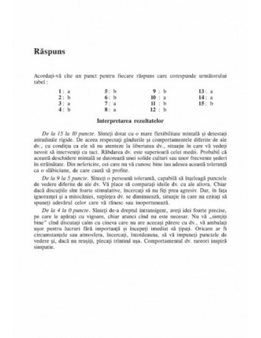 Cunoaşte-te pe tine însuţi. 29 de...