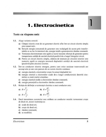 Fizica. Electricitate şi magnetism