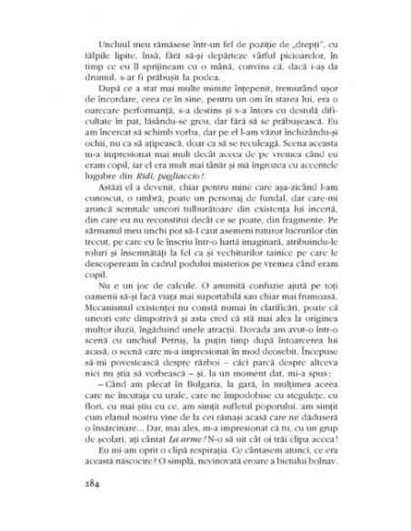 Oameni și umbre, glasuri, tăceri