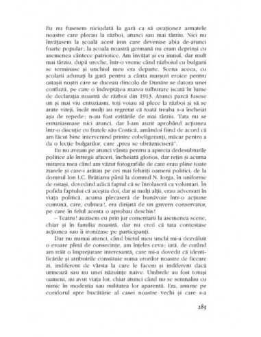 Oameni și umbre, glasuri, tăceri