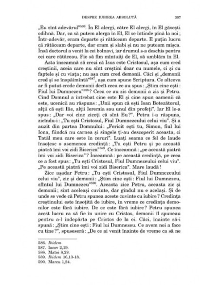 Despre iubirea absolută. Comentariu la Prima Epistolă a lui Ioan