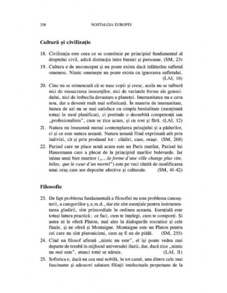 Nostalgia Europei. Volum în onoarea lui Alexandru Paleologu