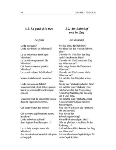 Deutsch fur dich. Limba germană...