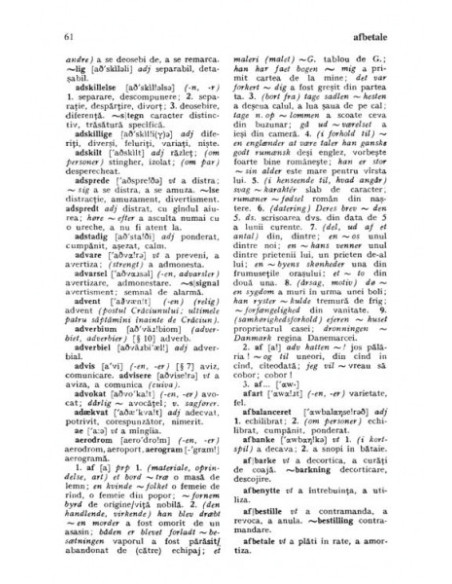 Dicționar danez-român/Dansk-Rumaensk Ordbog