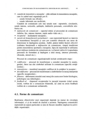 Managementul serviciilor de asistență...